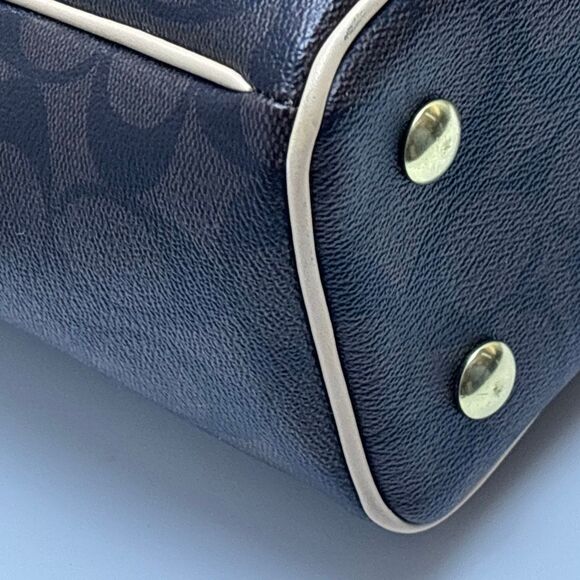 Coach F33752 Peyton Signature mini Jordan Carryall purse tote bag - Picture 12 of 13